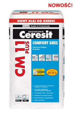 Ceresit CM 11 Zaprawa Klejowa do Płytek Ceramicznych Gresu na Izolacje 25kg