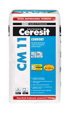 Ceresit CM 11 Zaprawa Klejowa do Płytek Ceramicznych Gresu 25kg