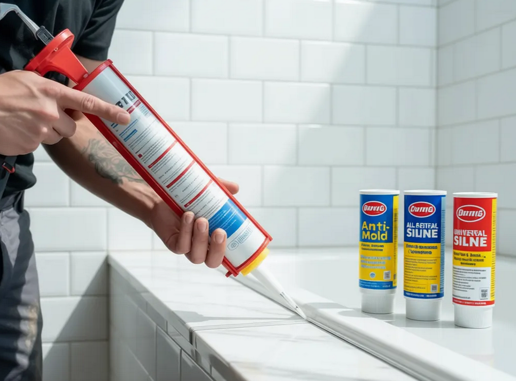 Silikony budowlane, sanitarne, neutralne - który wybrać?