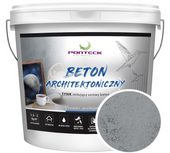 Ponteck Efekt Surowy Beton Architektoniczny Dekoracyjny Szary Madrit 15kg