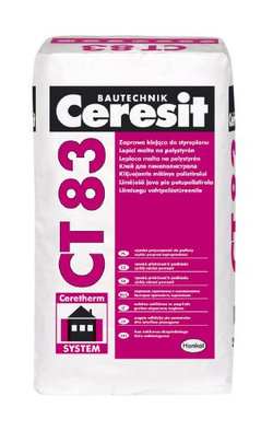 Ceresit CT 83 Klej do Montażu Styropianu do Podłoży Mineralnych 25kg
