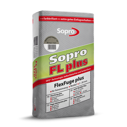 Sopro FL PLUS Fuga Elastyczna do Kamienia Gresu Betonu 2-20mm Betonowo Szara 15kg