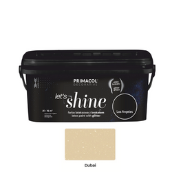 Primacol LET'S SHINE Farba Lateksowa z Brokatem 7,5m2/L Kolor Dubaj 2L