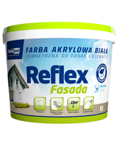 FranspoL Reflex Fasada Farba Fasadowa Ochronna Wodoodporna Biała 10L