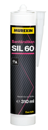 Murexin SIL60 Silikon Uszczelniacz Sanitarny Bakterioodporny Orzech Laskowy 310ml