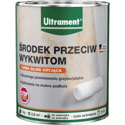 Ultrament Środek Farba Przeciw Wykwitom Grzybów Pleśni Soli Sadzy 1kg