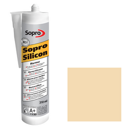 Sopro Marmor Silikon do Kamienia Betonu Metalu Jasny Beż 310ml