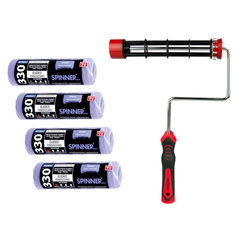 Blue Dolphin 330 Zestaw Malarski Uchwyt 25cm + 4 x Wałek Spinner 25cm