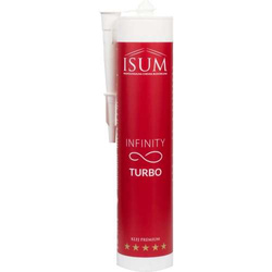 Klej Isum Infinity Turbo Klej Montażowy Szybkoschnący Budowlany Wodoodporny 290ml