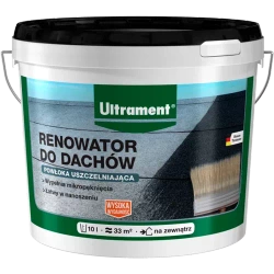 Ultrament Powłoka Bitumiczna do Uszczelniania Dachów Betonowych Papy 10L