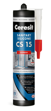 Ceresit CS 15 Express Silikon Sanitarny Superszybki do Spoin Bezbarwny 280ml