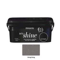 Primacol LET'S SHINE Farba Lateksowa z Brokatem 7,5m2/L Kolor Hong Kong 2L