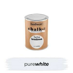 LuxDecor CHALK-IT Farba Kredowa do Renowacji Mebli Kolor Pure White 0,125ml