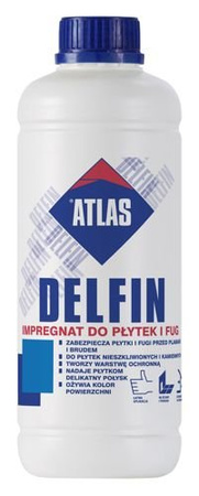 Atlas Delfin Impregnat Bezbarwny Ochronny do Płytek i Fug 1kg