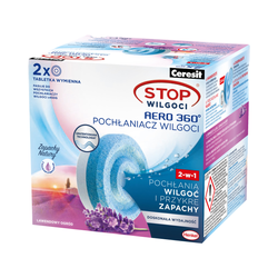 Ceresit Stop Wilgoci Aero360 Tabletki Wymienne do Pochłaniacza Lawendowe 2 x 450g