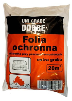 Uni Grade Folia Malarska Ochronna do Mebli Podłóg Ekstra Gruba 4m x 5m