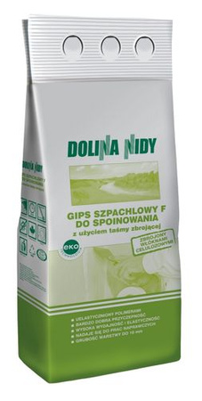 Dolina Nidy Gips Szpachlowy F do Spoinowania Płyt GK Maskowania Wkrętów 5kg