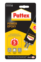 Pattex Power Epoxy Szybki Klej Epoksydowy Dwuskładnikowy Bezbarwny 25ml
