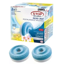 Ceresit Stop Wilgoci Aero 360 Tabletki Wymienne do Pochłaniacza Polne Kwiaty 2x450g