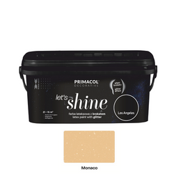 Primacol LET'S SHINE Farba Lateksowa z Brokatem 7,5m2/L Kolor Monaco 2L