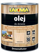 Lakma Drewnokolor Olej do Drewna Ochronno Dekoracyjny Bezbarwny 2,5L