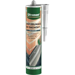 Ultrament Uszczelniacz Bitumiczny Dekarski do Papy Gontów Czarny 0,3L