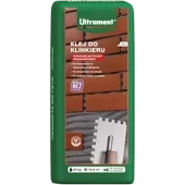 ULTRAMENT Klej do Klinkieru Fajansu Gresu Ceramiki Wewnętrzny Zewnętrzny 10kg