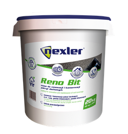 NEXLER Reno Bit Powłoka Bitumiczna Dekarska do Renowacji Papy Gontów 20kg