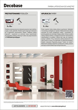 Primacol Decobase Farba Lateksowa Dekoracyjna Kolor Abyss D08 1L