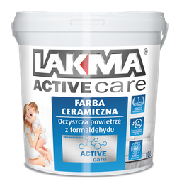 Lakma ACTIVE CARE Farba Ceramiczna Wewnętrzna Zmywalna Biała 10 l.