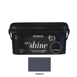 Primacol LET'S SHINE Farba Lateksowa z Brokatem 7,5m2/L Kolor Reykjavik 2L