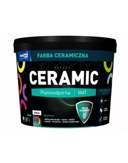 Franspol Reflex Ceramic Farba Ceramiczna Plamoodporna Zmywalna Biała 10L