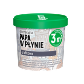 MEGARON UV-715 Papa w Płynie Dekoracyjno Ochronna Dekarska Grafitowa 1L