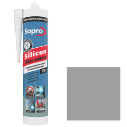 Sopro Silikon Sanitarny Uszczelniacz Przeciwgrzybiczny Kolor Szary 310ml