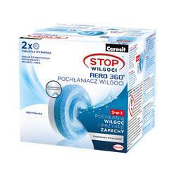 Ceresit Stop Wilgoci Aero360 Tabletki Wymienne do Pochłaniacza 2 x 450g