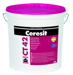 Ceresit CT 42 Farba Akrylowa Odporna na Pleśń Grzyby Algi do Tynku Betonu Kolor Provence 5 15L
