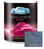 Guardi Farba Dekoracyjna Metaliczna Efekt Rosy Czarna Perła 1L