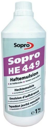 Sopro HE 449 Emulsja Szczepna pod Szpachle Tynki Uszlachetniacz Zapraw 1kg