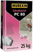 Murexin PC 80 Zaprawa Podłogowa Posadzkowa Cementowa Mrozoodporna 25kg