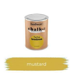 LuxDecor CHALK-IT Farba Kredowa do Renowacji Mebli Kolor Mustard 0,125L