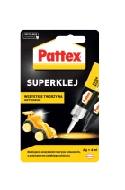 Pattex S.O.S. Super Klej do Plastiku Szybkoschnący Bezbarny 4ml + 2g