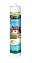 Lakma Silikon Uszczelniacz Uniwersalny Elastyczny Wodoodporny Biały 150ml