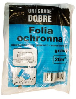 Uni Grade Folia Malarska Ochronna do Podłóg Mebli Gruba Wytrzymała 4m x 5m