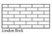 Ceresit Visage Szablon do Tynku Samoprzylepny 1040mm x 880mm London Brick 15szt