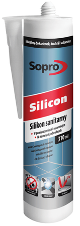 Sopro Silikon Sanitarny Uszczelniacz Przeciwgrzybiczny Kasztan 310ml