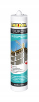 Lakma Silikon Uszczelniacz Budowlany Neutralny Odporny UV Bezbarwny 280ml