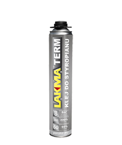 Lakma Porolit Pianoklej Pistoletowy do Termoizolacji Styropianu 750ml
