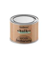 LuxDecor CHALK-IT Wosk Carnauba Dekoracyjno Ochronny do Mebli Bezbarwny 0,4L