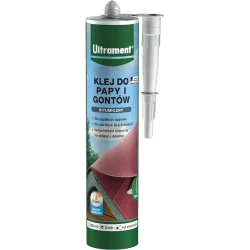 Ultrament Klej Dekarski Bitumiczny z Włóknami do Papy Gontów 300ml