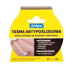 Blue Dolphin Taśma Antypoślizgowa do Powierzchni Gładkich 51mm x 10m